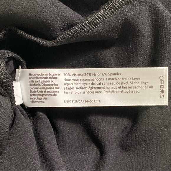 Eileen Fisher Black Crepe Pants, Pull-on, EUC Sz S - Picture 9 of 10